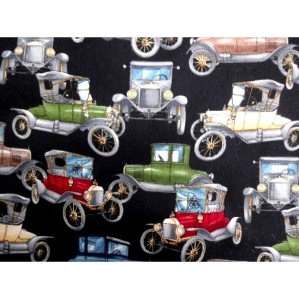 'NUGGLEBUDDY Microwavable Moist Heat & Aromatherapy Organic Rice Pack. Vintage Cars with Spearmint Eucalyptus Aromatherapy.