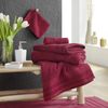 Douceur d'Intérieur, Hand Towel (50 x 90 cm) Tendresse Ruby, Plain Sponge
