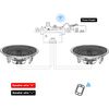 Herdio 6.5" In/outdoor Bluetooth Waterproof Ceiling Speakers + Wall Amplifier
