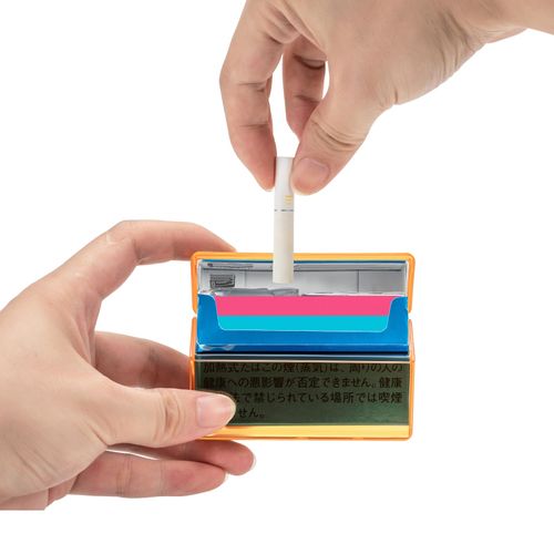 CaseGuider Tobacco Case, Terrier Heat Stick Case, Cigarette Box, Cigarette Box, Cartridge Case, Anti-Collision, Portable, Convenient, Non-Deformable, transparent