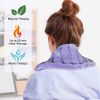 SuzziPad Microwave Heating Pad for Pain Relief, 7x18" Microwavable Heating Pads for Cramps, Muscle Ache, Joints, Neck Shoulder, Bean Bag Heating Pad Microwavable Moist Heat Pack, Warm Compress, Purple