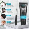POP MODERN.C Blackhead Remover Mask Bamboo Charcoal Peel Off Mask Skin Care Face Mask 3-in-1 Kit Pimple & Deep Cleansing Black Facial Mask Shrink Pore With Blackhead Remover Extractor Tools