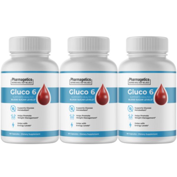 Gluco 6 - Blood Sugar Support Supplement Gluco6 - 3 Pack