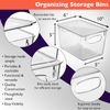 Plastic Pantry Organization and Storage Bins with Lids – Perfect Kitchen Orga...