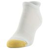 GOLDTOE Women's Vacay Cushion Tab Socks, 6-Pairs, White, Medium