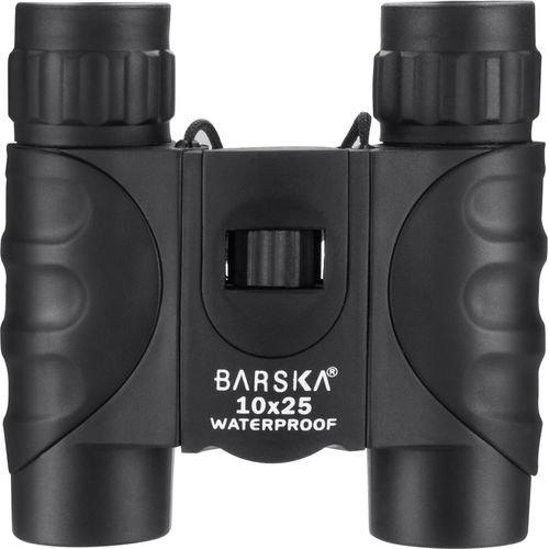 Barska Blueline 10x25 Waterproof Lightweight Compact Binocualrs Black