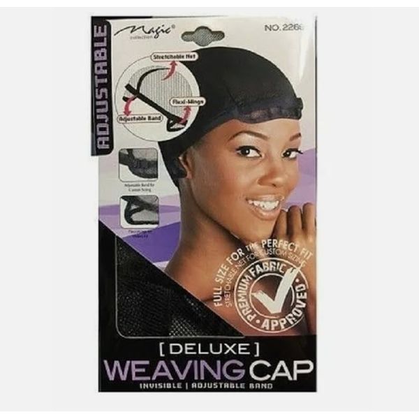 Magic collection adjustable band deluxe weaving cap 2269