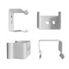 Go Bathrooms Pinta Horizontal Radiator Bracket White Mounting Bracket, Pack of 4