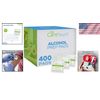 Care Touch 400 Count Sterile Alcohol Prep Pads - Essential First Aid Wipes