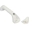 12" Prima Straight White Grab Rail