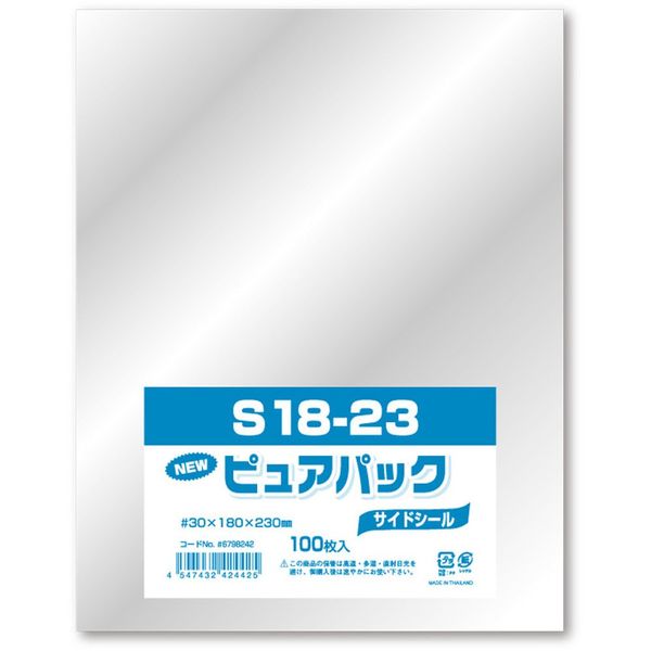 Esty Transparent Bags, Pure Pack, S 18-23, 100 Sheets