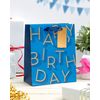 UK Greetings Medium Gift Bag for Him/Friend - Blue Design