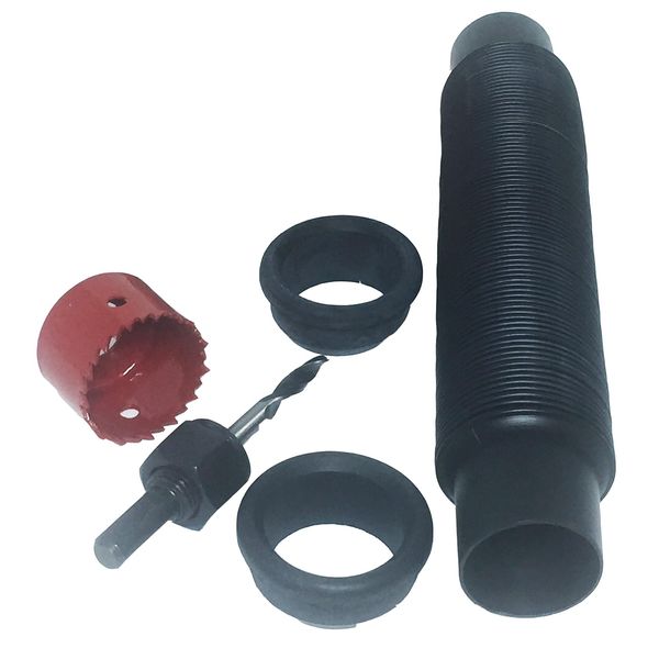 Earthminded Rain Barrel Connector Kit – DIY Parts to Link 2 Rain Water Collection Barrels – Increase Water Storage Capacity, Easy to Install - Ideal for the Home and Garden to Help with Outdoor Tasks