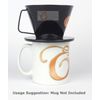 Size 1 Plastic Coffee Filter Dripper Cone by EDESIA ESPRESS