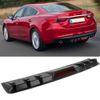 Black Car Rear Bumper Diffuser Lip Spoiler Splitter Kit For Mazda 6 2003-2021