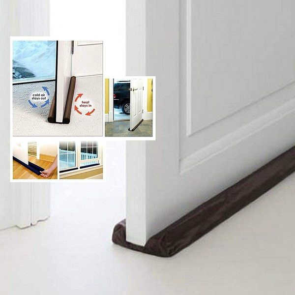 As Seen on T.V 1 X TWIN DRAFT DRAUGHT GUARD EXCLUDER INSULATOR HOT/COLD