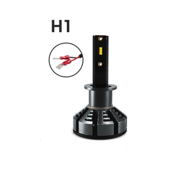 H1 LED Headlight Fog Bulb Kit Pair Beam Adjustable Conversion White 6000K