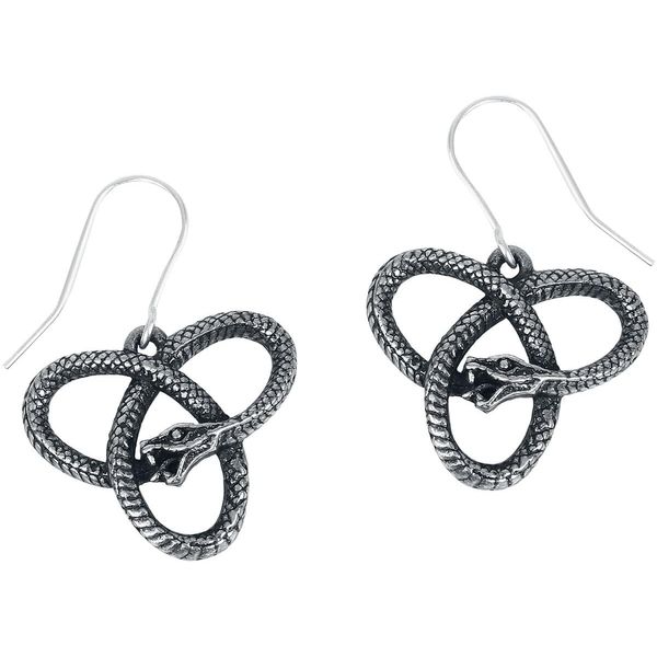Alchemy Gothic Eve's Triquetra Pair of Earrings