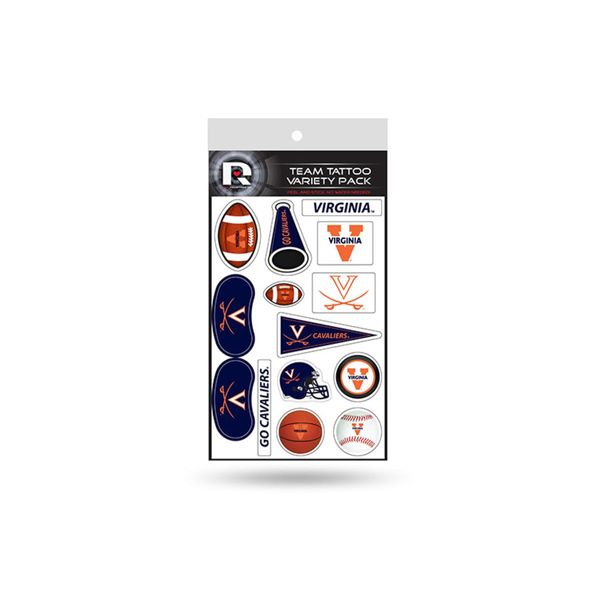 Virginia Cavaliers Variety Pack Tattoo Set