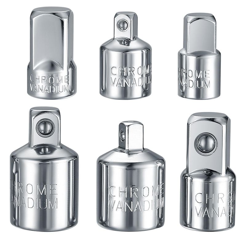 Socket Adapter Set, 6 Convert Socket Adapter, Ratchet Adapter, Square ...