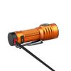 Olight Baton Turbo Orange Compact EDC Flashlight, 510m Long Range Beam, 1000 Lum