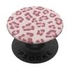 Dusty Rose Pink Leopard Cheetah Print Animal Pattern PopSockets Swappable PopGrip