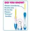 Piksters Sampler Pack Interdental Brushes Reusable Brushes Size 00, 0, 1, 3