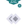 benvesa Drywall Patch, 2x2 in, 2 Pcs, Wall Patch Repair Kit, (2x2-2P)