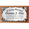 Custom Nameplate Personalized Message and Emblems Recognition Award Identification Memory