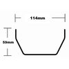 Black Square Guttering and Downpipe - Gutter and Pipe Fittings - Running Outlet