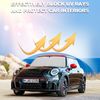 For Mini Cooper 15-2023 Windshield Sunshade Foldable Window Sun Visor Blocks UV