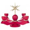 Wooden German Red Advent Candleholder - CHD201X105R