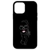 iPhone 12 mini One Line red Lips Woman Case