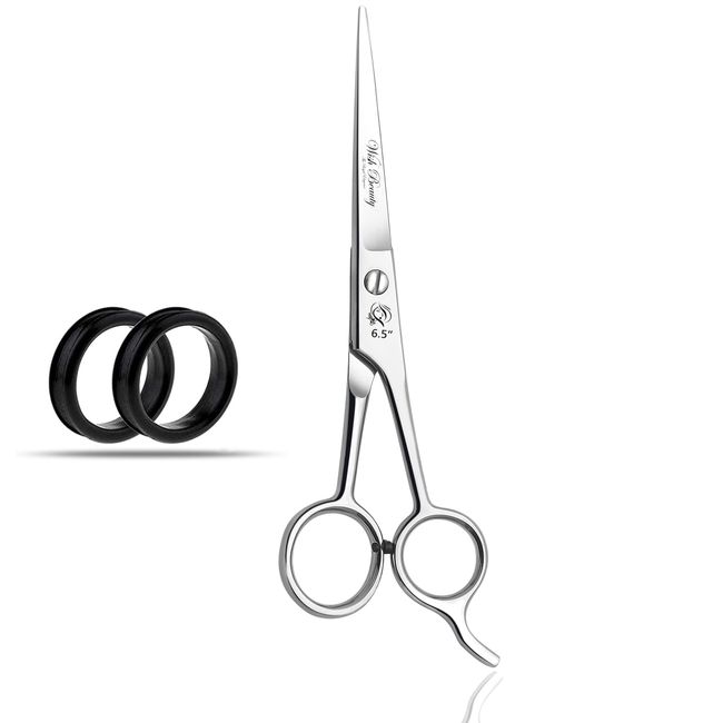 Wishbeauty Professional Hairdressing Scissor for Barber 6.5" Inches, Hairdressers Stainless Steel Hair Cutting Shears - for Salon Barbers, Men, Women, Children and Adults