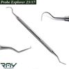 Tooth Cleaning Kit Tartar Remover Endodontics Spreader Probe Explorer Dentist CE