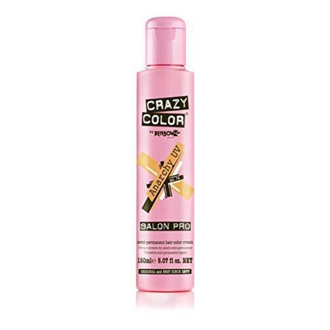 Crazy Color Semi Permanent Hair Color Cream, 150ML (Anarchy)