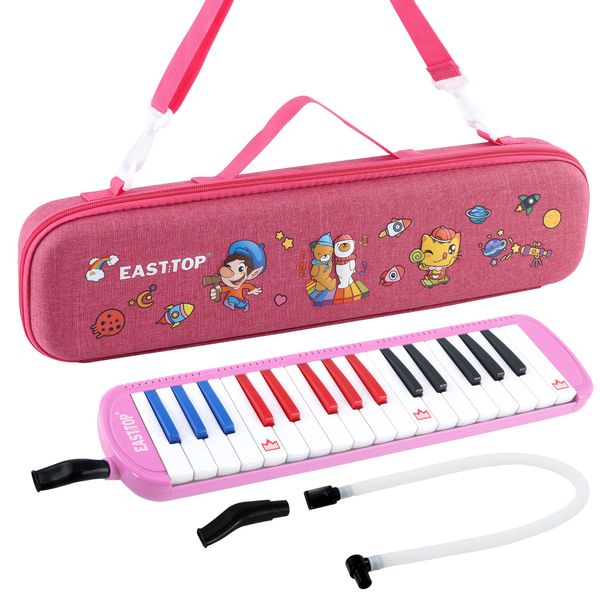 East Top Melodica mit 32 Tasten, professionelles Mund-Melodica-Keyboard-Orgel-Melodica-Instrument für Erwachsene, Schüler und Kinder, als Geschenk