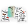 Inspirational Quotes 4 X Fridge Magnets (B)