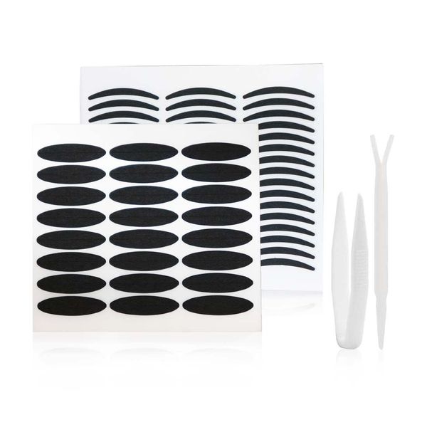 JSKWIKE 1920 Schlupflider Stripes Augenlid Stripes Schlupflid Tapes Schlupflid-Tape Streifen Augenlidklebeband Double-Sided Eyelid Tapes Unsichtbares Eyelid Lifting Stripes mit Gabelstangen Pinzette