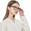 Fsread Oversized Reading Glasses For Women Blue Light Blocking Computer Readers Spring Hinge Retro +2.5