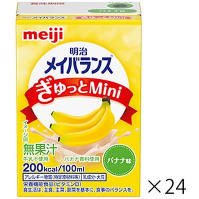 Meiji Mei Balance Gyutto Mini Banana Flavor 100mL x 24 bottles<br> meiji tight mini