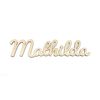 DIY individual lettering made of wood