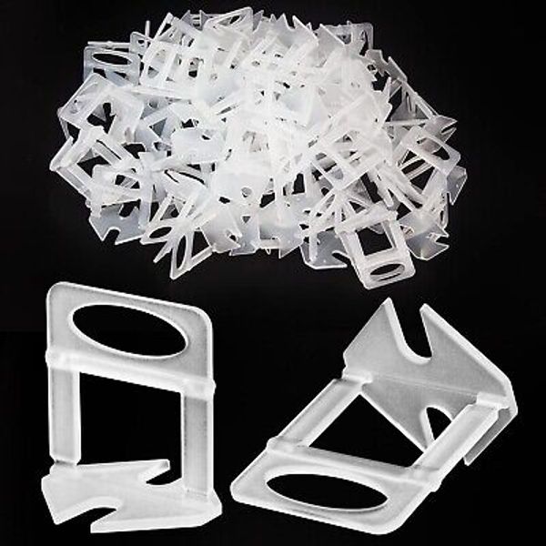 100pcs 1/16" Tile Leveler Spacers Clip for Wall/Floor Ceramic Tile, Stone DIY