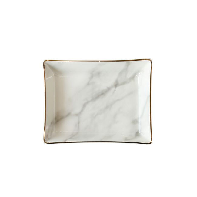 Bonnail Gel Nail Tip Photography Accessory Marble Pattern @Bonnail Luxe Marble Pattern Tray S Gray _865462