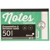 Silvine Revision Presentation and Note Cards - White (Pack of 50)