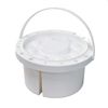 Plastic Paint Brush Washer & Storage Tub with Cicular Palette