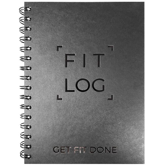 Undated Fitness Log Book & Workout Planner - Designed by Experts Gym Notebook, Workout Tracker, Exercise Journal for Men Women