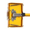 Drywall Taping Tools Flat Finishing Box Kit + 40''-64'' Extendable Handle 9.8 in