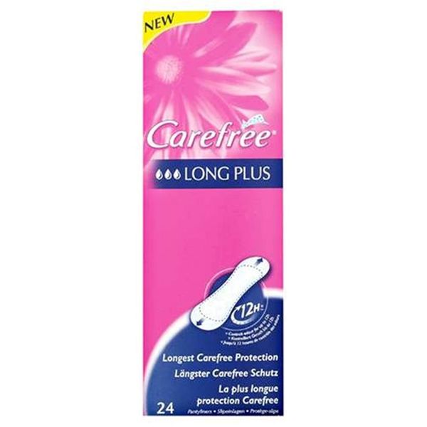 Carefree Panty Liners Maxi Long Plus 24