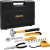 DEKOPRO 65 Pieces Tool Set General Household Hand Tool Kit with Storage Case ...